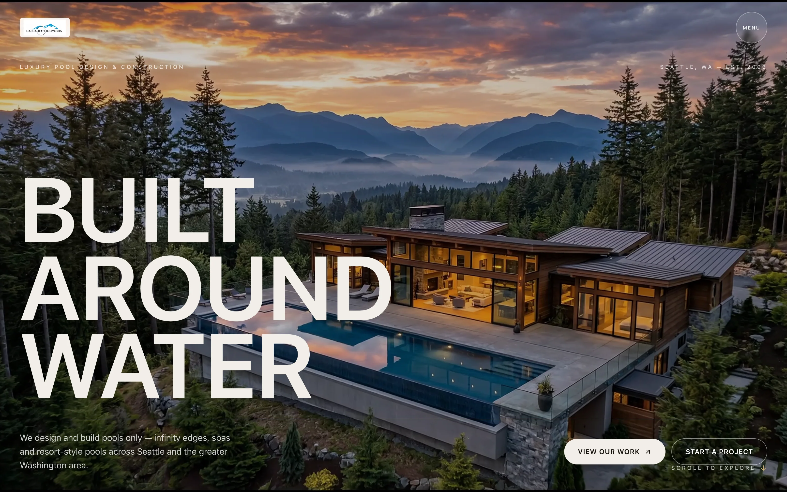 Cascade Poolworks — website by Nightwork Studio